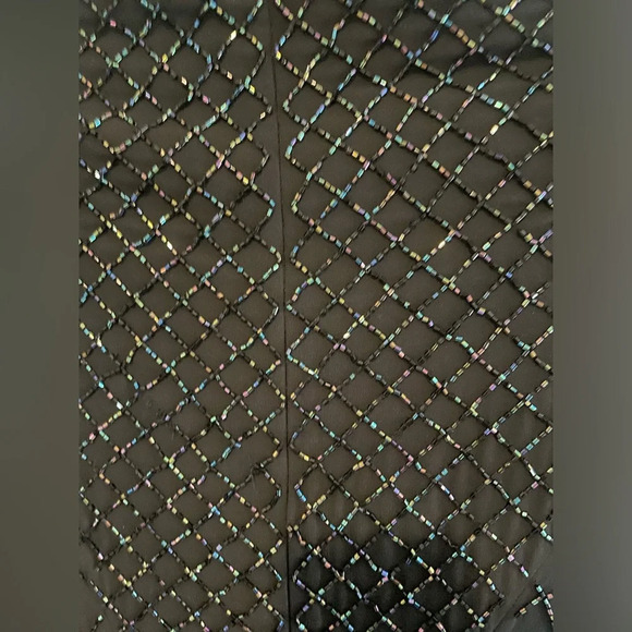 Revolve needle and thread black sequin circle mesh dress - Picture 5 of 5